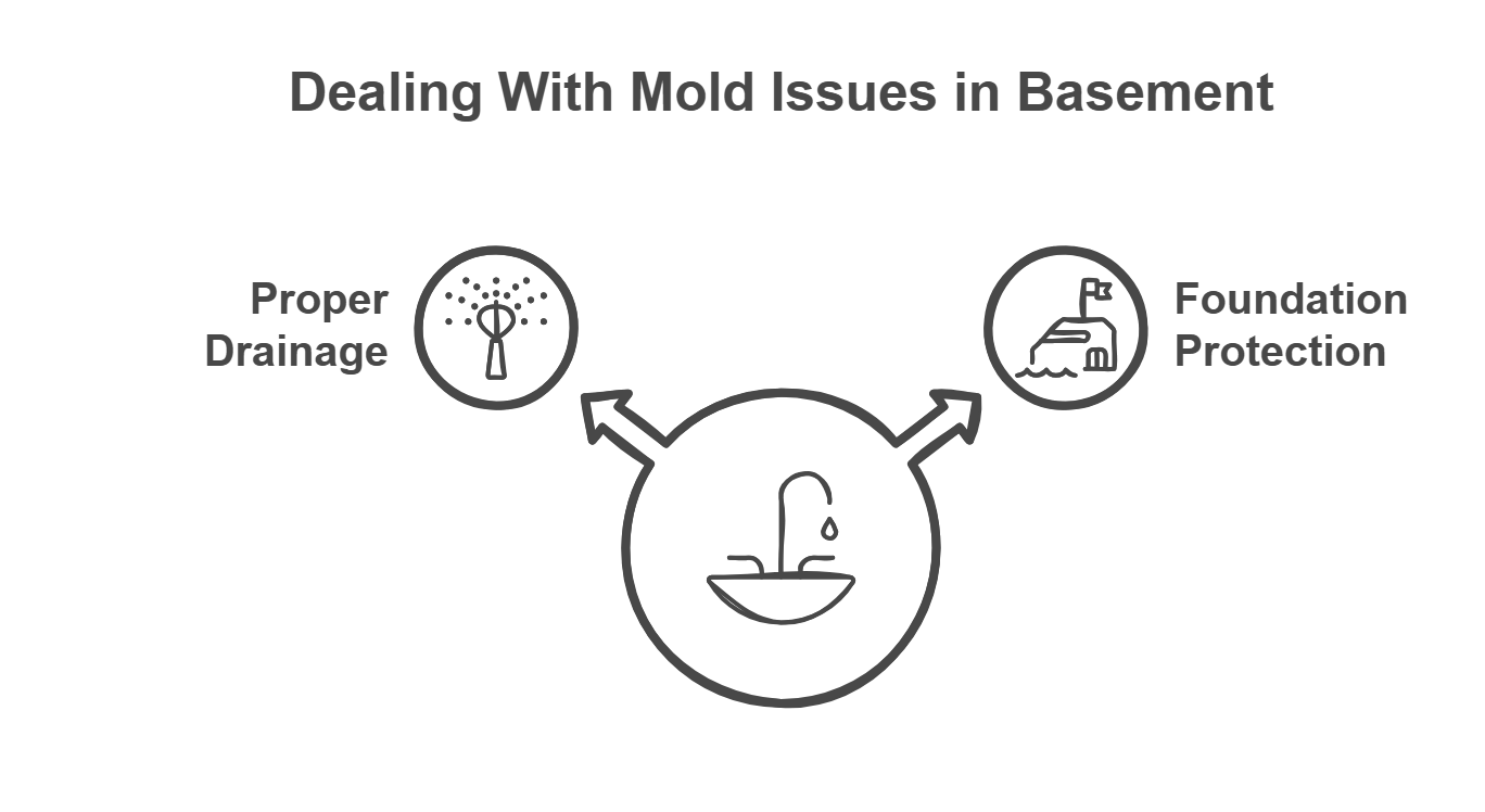 Dealing With Exterior Mold Issues in Basement